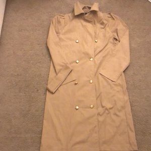 Really good material ,light brown and has never been used